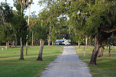 Peace River Campground in August